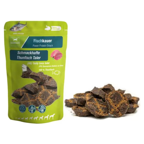 DAUERKAUER Fischkauer Thunfisch Taler 70 g