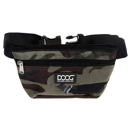 DOOG Snackbeutel Treat Pouch mit Federverschluss camouflage