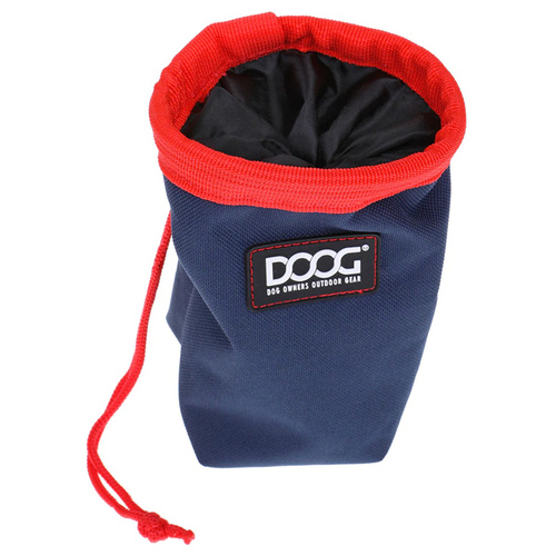 DOOG Treat Pouch - Snacktasche/Leckerlitasche navy/rot