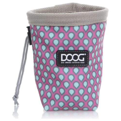 DOOG Treat Pouch - Snacktasche/Leckerlitasche pink/tear drop