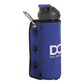 Abbildung DOOG Wasserflasche mit Napf blau