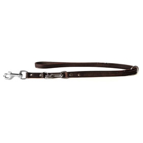 La correa de cuero para perros Weinheim mocca