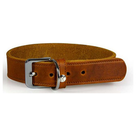 Abbildung Das Lederband Hundehalsband Weinheim Maroon