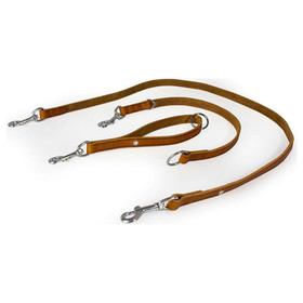 Abbildung Das Lederband Universal Hundeleine Weinheim Maroon