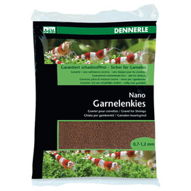 Abbildung Dennerle Nano Garnelenkies Borneo braun 2 kg