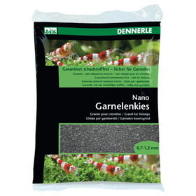 Abbildung Dennerle Nano Garnelenkies Sulawesi schwarz 2 kg