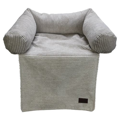 weitere Abbildung Designed by Lotte Couchkissen Ribbed hellgrau