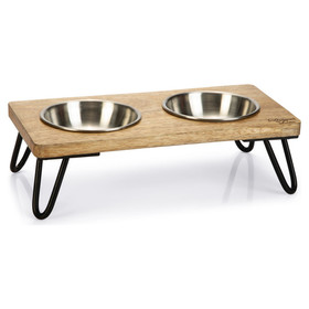 Abbildung Designed by Lotte Holz Katzennapf Set Linga braun