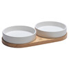 Designed by Lotte Hunde Dinnerset Lojs aus Keramik weiß Abbildung 1