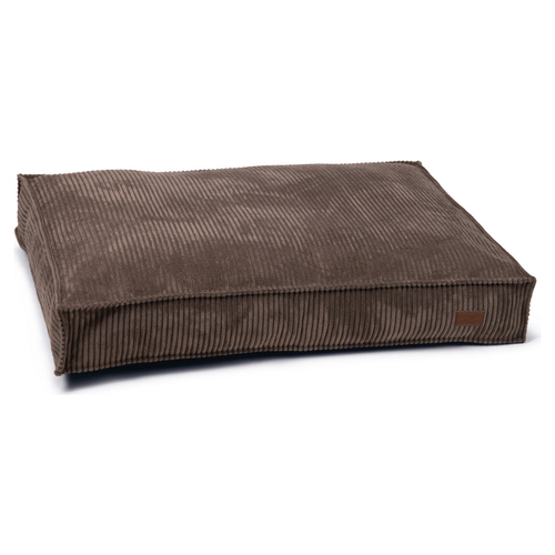 weitere Abbildung Designed by Lotte Hundekissen Ribbed braun