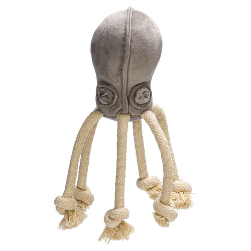 Designed by Lotte Hundespielzeug Octopus Aisha grau