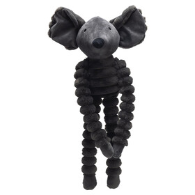 Designed by Lotte Hundespielzeug Reza Maus Swing anthrazit aus Pl&uuml;sch