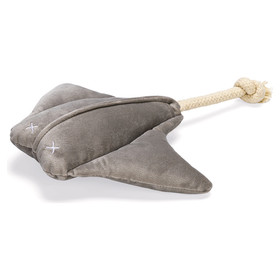 Abbildung Designed by Lotte Hundespielzeug Rochen Anum grau