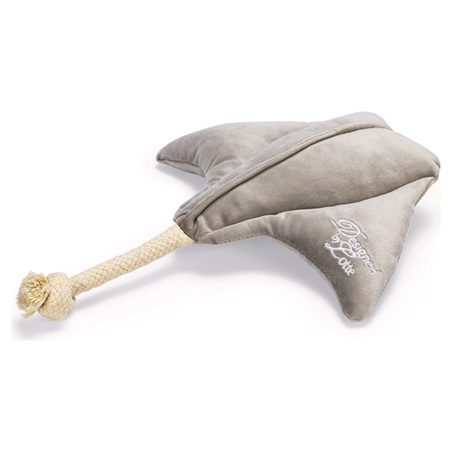 weitere Abbildung Designed by Lotte Hundespielzeug Rochen Anum grau