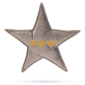 Abbildung Designed by Lotte Hundespielzeug X-Mas Stern aus Samt grau