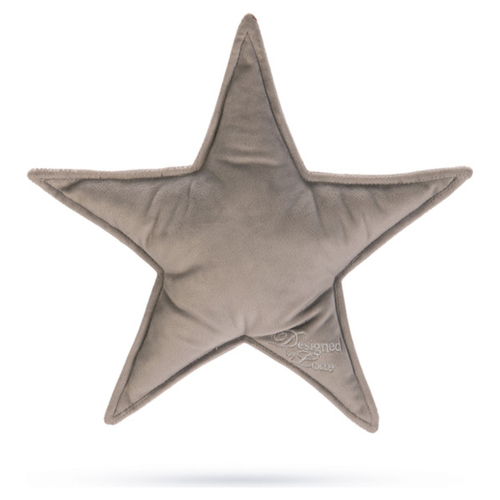 weitere Abbildung Designed by Lotte Hundespielzeug X-Mas Stern aus Samt grau