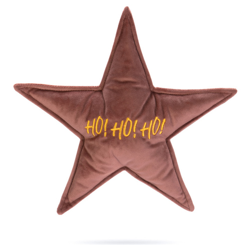 Designed by Lotte Hundespielzeug X-Mas Stern aus Samt rosa