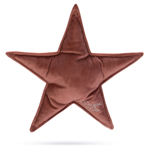 weitere Abbildung Designed by Lotte Hundespielzeug X-Mas Stern aus Samt rosa