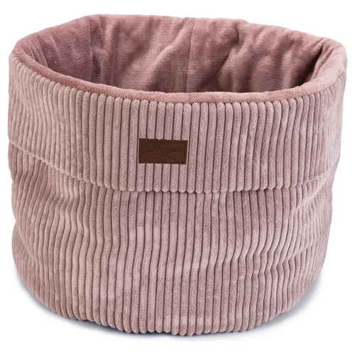 Designed by Lotte Katzen Korb Ribbed pink