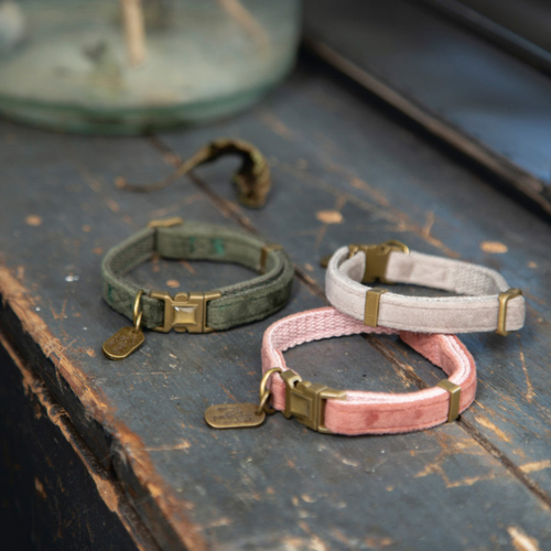 weitere Abbildung Designed by Lotte Katzenhalsband Velura pink