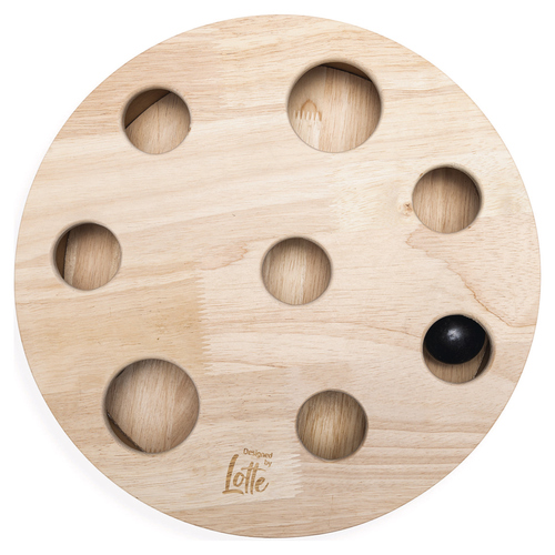 weitere Abbildung Designed by Lotte Katzenspielzeug Raya braun aus Holz