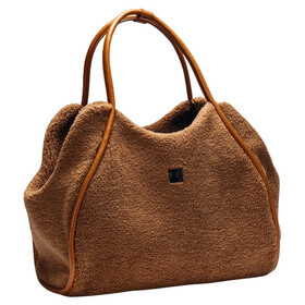 Abbildung Designed by Lotte Transporttasche Tebby cognac fr Hunde