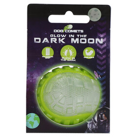 Abbildung Dog Comets Hundespielzeug Ball Glow in the Dark Moon grn