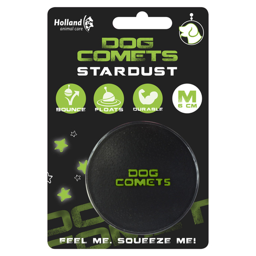 Dog Comets Hundespielzeug Ball Stardust schwarz/grün