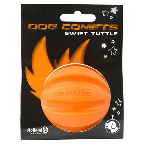 Dog Comets Hundespielzeug Ball Swift Tuttle ohne Seil orange