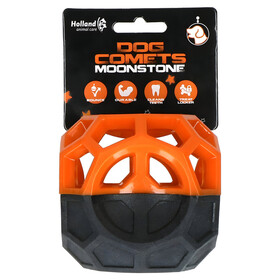 Abbildung Dog Comets Hundespielzeug Moonstone Snack-Kubus orange