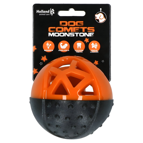 Dog Comets Hundespielzeug Moonstone Snackball orange