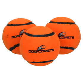 Abbildung Dog Comets Hundespielzeug Starlight Tennisball orange - 3er Pack