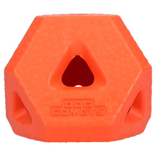 Dog Comets Hundespielzeug Treat Lock Cube orange