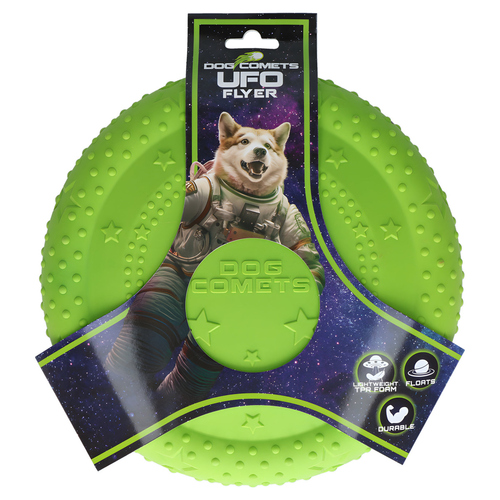weitere Abbildung Dog Comets Hundespielzeug UFO Flyer grn