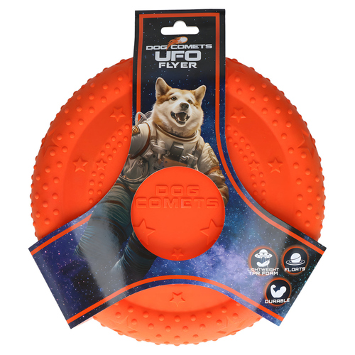 weitere Abbildung Dog Comets Hundespielzeug UFO Flyer orange