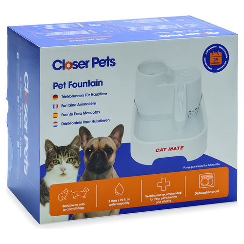 Dog Mate Trinkbrunnen 335 weiß für Hunde