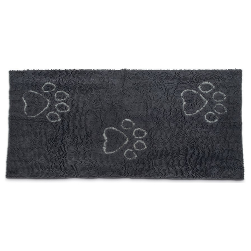 Dogs Gone Smart Dirty Dog Doormat Runner grau