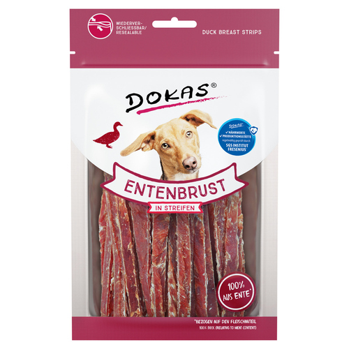 Dokas Entenbrust in Streifen 70 g - 12 Stück - Sparpaket