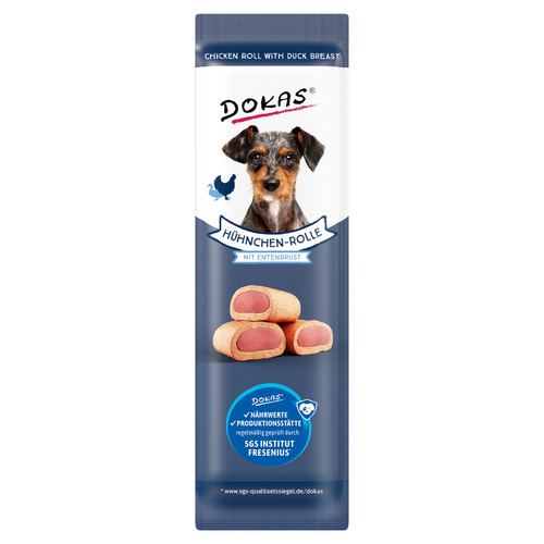 Dokas Hühnchen-Rolle mit Ente 10 g