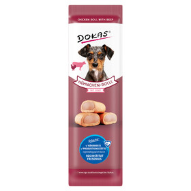 Abbildung Dokas Hhnchen-Rolle mit Rind 10 g - 32 Stck / Sparpaket