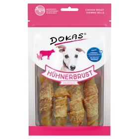 Abbildung Dokas Hhnerbrust Kaurolle 90 g - 10 Stck - Sparpaket
