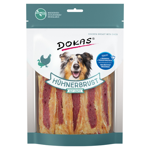 Dokas Hühnerbrust mit Ente 220 g - 8 Stück - Sparpaket