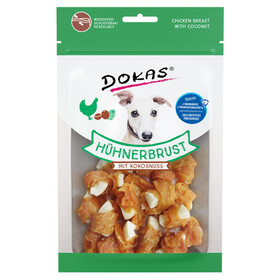 Abbildung Dokas Hhnerbrust mit Kokosnuss 60 g - 9 Stck - Sparpaket