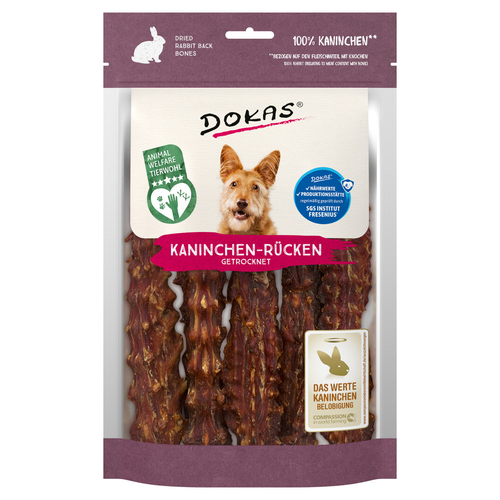 Dokas Kaninchen-Rücken 120 g - 7 Stück / Sparpaket