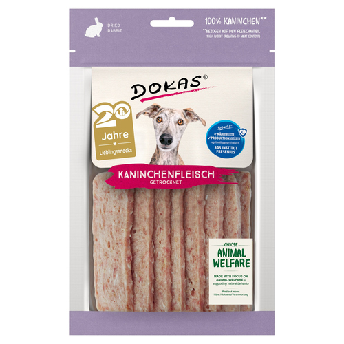 Dokas Kaninchenfleisch getrocknet 70 g