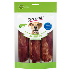 Abbildung Dokas Kaurippe mit Entenbrust 210 g - 10 Stck - Sparpaket