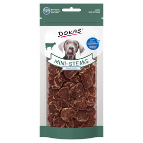 Abbildung Dokas Mini-Steaks mit Rindfleisch 50 g - 12 Stck / Sparpaket