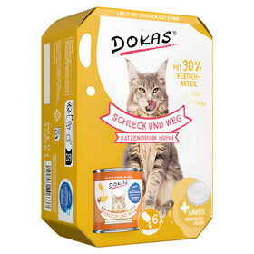 Abbildung Dokas Schleck und weg Katzendrink Huhn 6 x 100 g