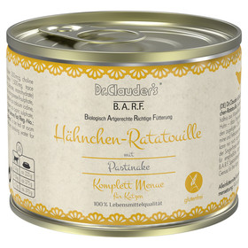 Abbildung Dr. Clauders BARF Komplettmenue Hhnchen-Ratatouille 200 g