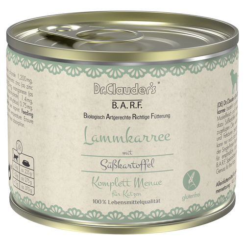 Dr. Clauders BARF Komplettmenue Lammkarree 200 g